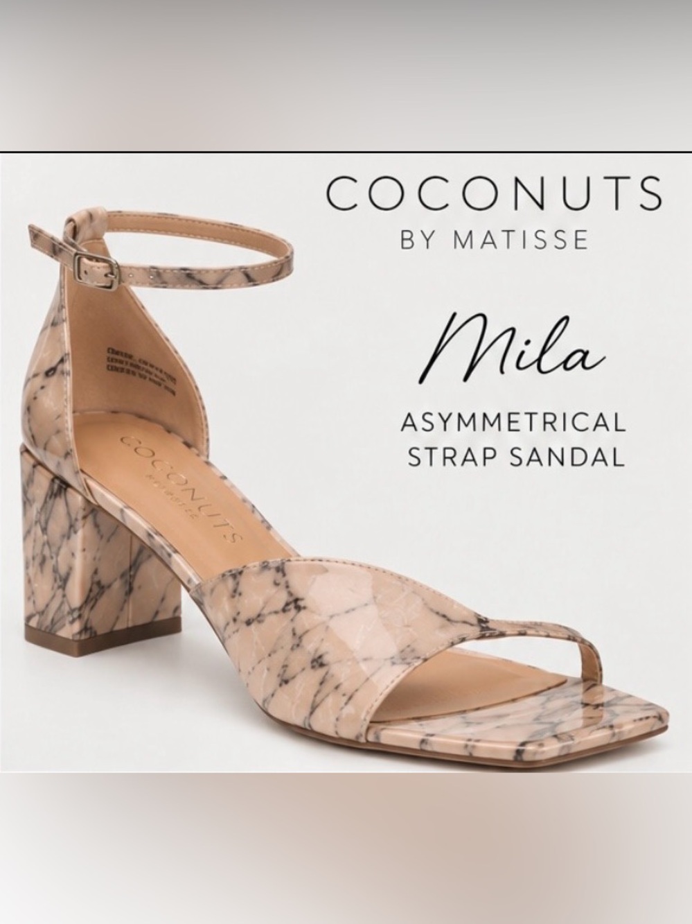Coconuts by Matisse Mila Asymmetrical Strap Sandal